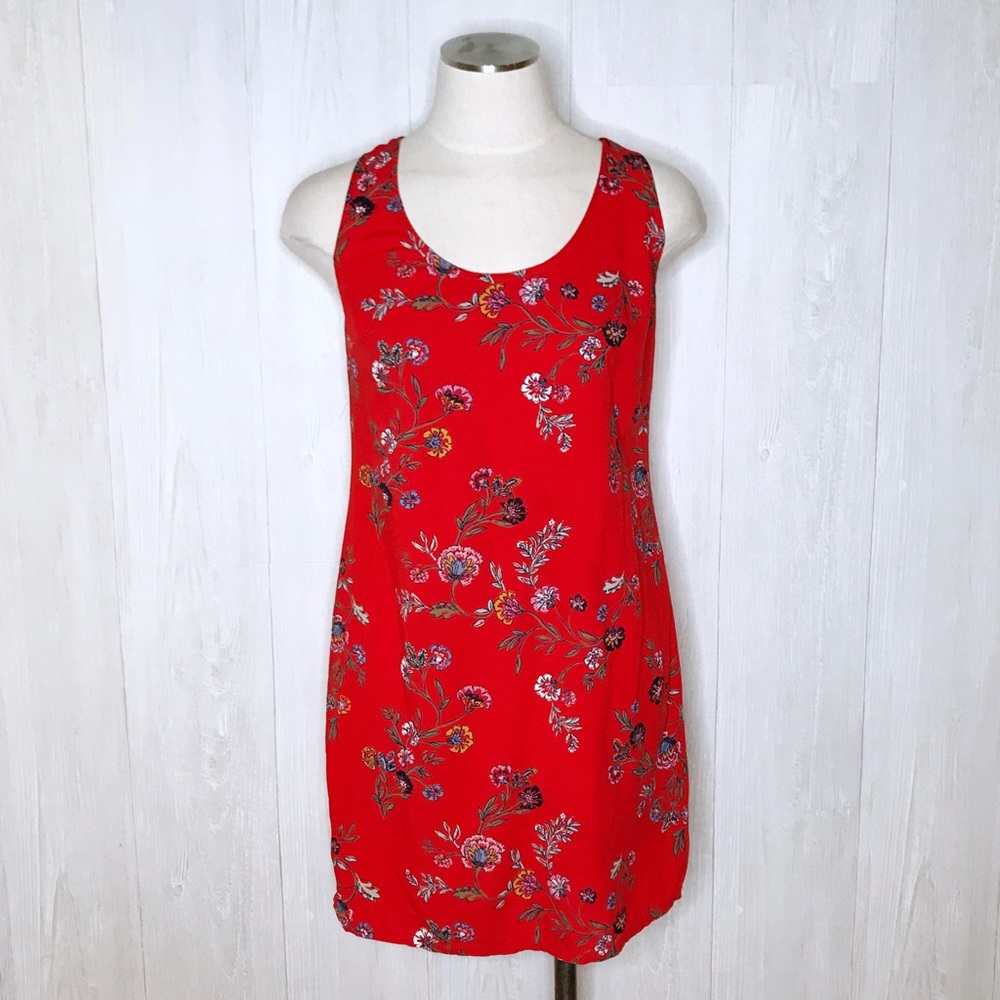 [Old Navy] Red Floral‎ Summer Dress Sz. XS